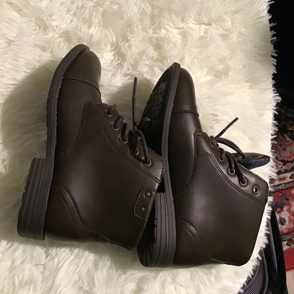 Smart Fit, Boys Brown Boots Size 1 NWT - Picture 8 of 11